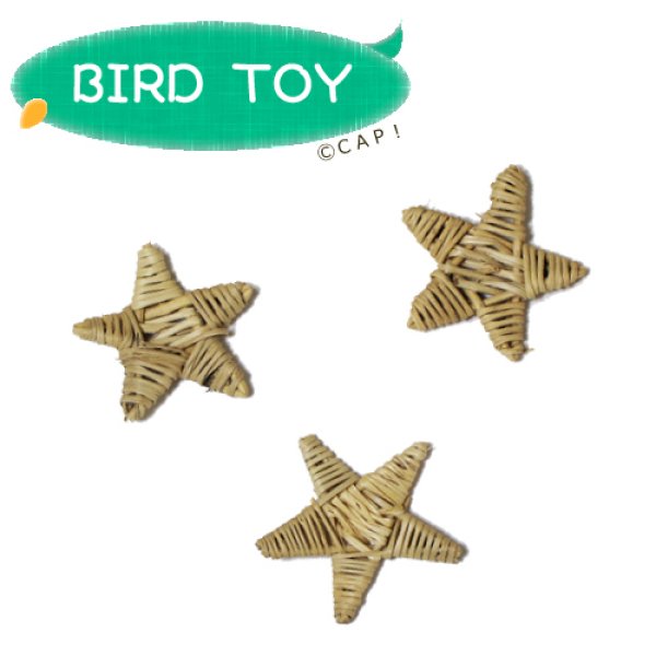 画像1: 【Parts】【無着色】Mini Vine Star(50個入) (1)